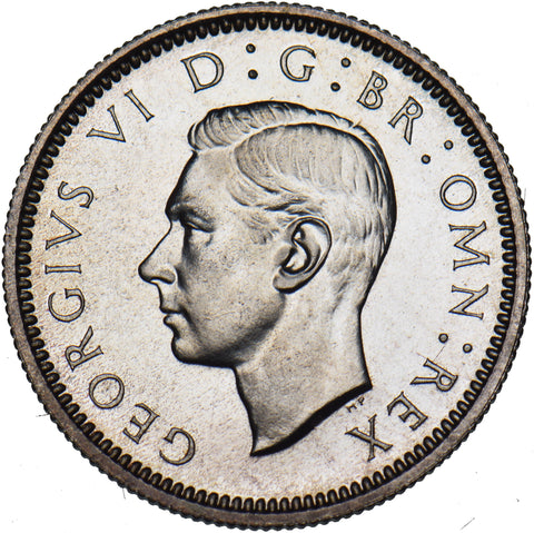 1937 Proof Sixpence - George VI British Silver Coin - Superb