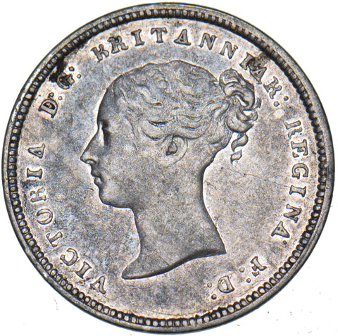 1848 Maundy Fourpence - Victoria British Silver Coin - Nice