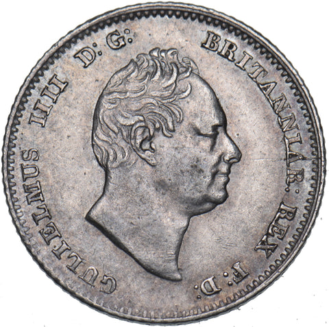 1836 Groat (Fourpence) - William IV British Silver Coin - Very Nice