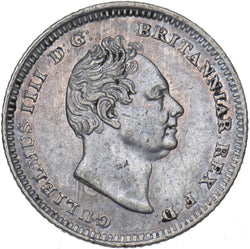 1837 Groat (Fourpence) - William IV British Silver Coin - Nice