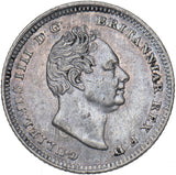 1837 Groat (Fourpence) - William IV British Silver Coin - Nice