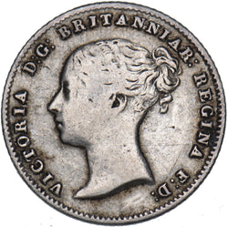 1838 Groat (Fourpence) (8 Over Sideways 8) - Victoria British Silver Coin