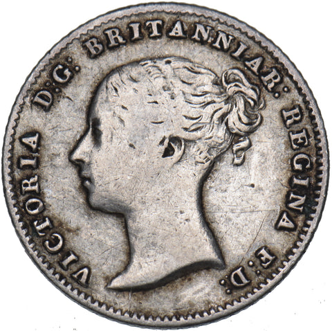 1838 Groat (Fourpence) (8 Over Sideways 8) - Victoria British Silver Coin