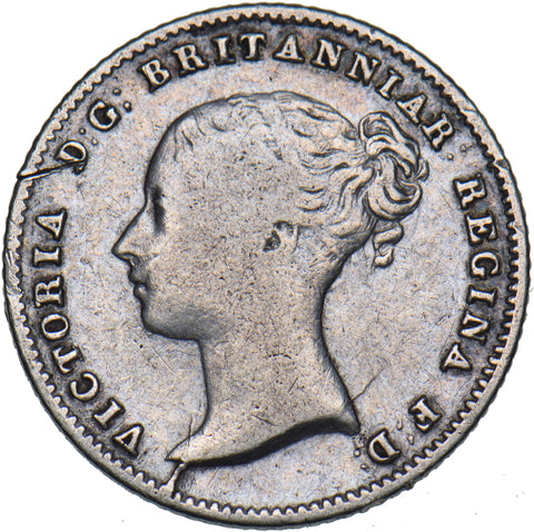 1839 Groat (Fourpence) - Victoria British Silver Coin