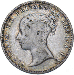 1842 Groat (Fourpence) - Victoria British Silver Coin