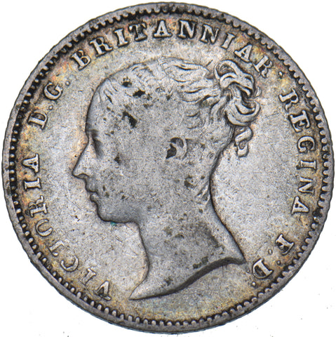 1842 Groat (Fourpence) - Victoria British Silver Coin