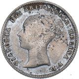 1843 Groat (Fourpence) - Victoria British Silver Coin