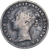 1843 Groat (Fourpence) - Victoria British Silver Coin
