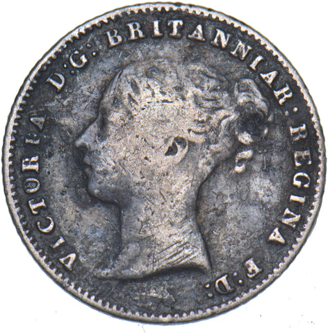1843 Groat (Fourpence) - Victoria British Silver Coin