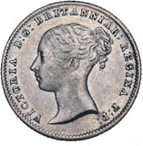 1845 Groat (Fourpence) - Victoria British Silver Coin - Nice