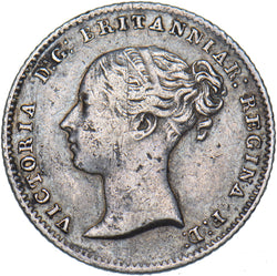 1846 Groat (Fourpence) - Victoria British Silver Coin - Nice