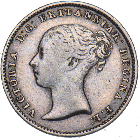 1848 Groat (Fourpence) - Victoria British Silver Coin - Nice