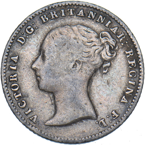 1848 Groat (Fourpence) - Victoria British Silver Coin