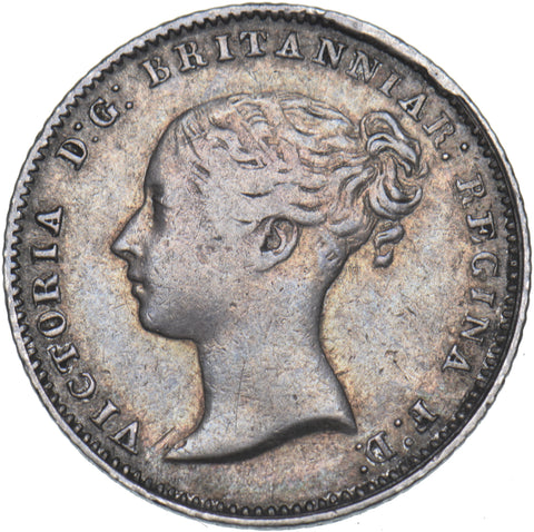 1849 Groat (Fourpence) - Victoria British Silver Coin - Nice