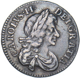 1675 Threepence - Charles II British Silver Coin - Nice