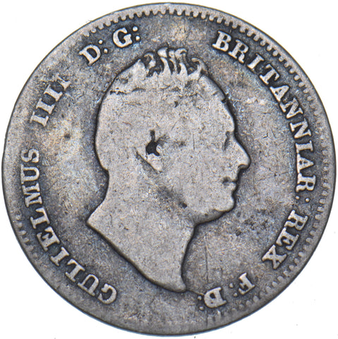 1835 Threepence - William IV British Silver Coin