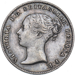1838 Threepence - Victoria British Silver Coin - Nice