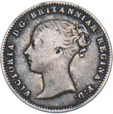1843 Threepence - Victoria British Silver Coin