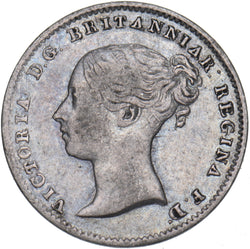 1860 Threepence - Victoria British Silver Coin - Nice