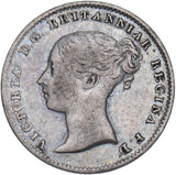 1860 Threepence - Victoria British Silver Coin - Nice