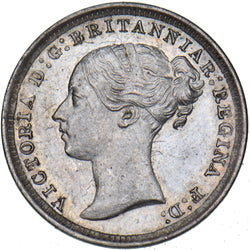 1870 Threepence - Victoria British Silver Coin - Superb