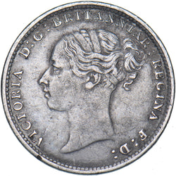 1880 Threepence - Victoria British Silver Coin - Nice