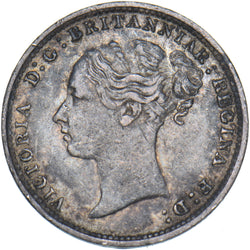 1882 Threepence - Victoria British Silver Coin - Nice