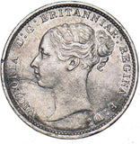 1886 Threepence - Victoria British Silver Coin - Nice