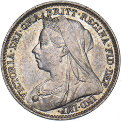 1894 Threepence - Victoria British Silver Coin - Very Nice