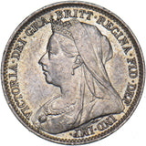 1894 Threepence - Victoria British Silver Coin - Very Nice