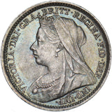 1897 Threepence - Victoria British Silver Coin - Superb