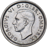 1943 Silver Threepence - Victoria British Silver Coin - Very Nice