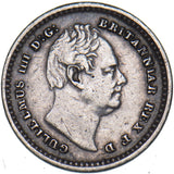 1834 Threehalfpence - William IV British Silver Coin - Nice