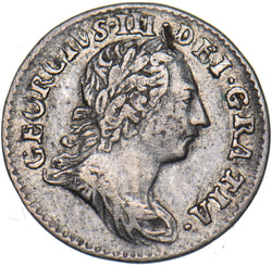 1763 Maundy Twopence - George III British Silver Coin - Nice