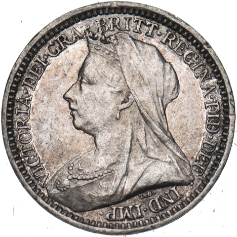 1899 Maundy Twopence - Victoria British Silver Coin - Very Nice