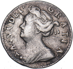 1709 Maundy Penny - Anne British Silver Coin - Nice