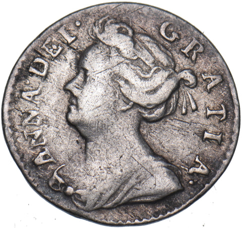 1709 Maundy Penny - Anne British Silver Coin - Nice