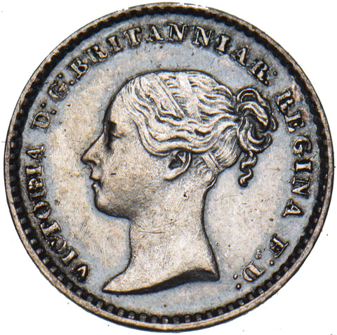 1877 Maundy Penny - Victoria British Silver Coin - Very Nice