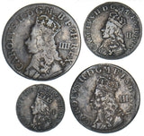 1660’s Undated Maundy Set - Charles II British Silver Coins - Nice