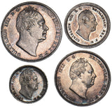 1831 Maundy Set - William IV British Silver Coins - Very Nice
