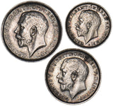 1914 Part Maundy Set - George V British Silver Coins - Superb