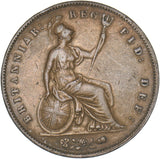 1853 Penny (OT) - Victoria British Copper Coin
