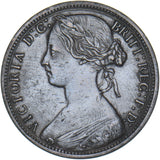 1867 Penny - Victoria British Bronze Coin - Nice