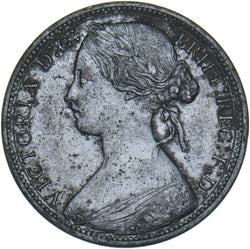 1868 Penny - Victoria British Bronze Coin