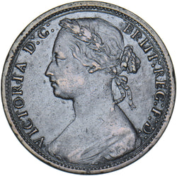 1874 H Penny (F73) - Victoria British Bronze Coin