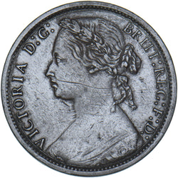 1874 H Penny (F73) - Victoria British Bronze Coin