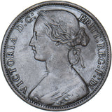 1874 H Penny (F66) - Victoria British Bronze Coin - Nice
