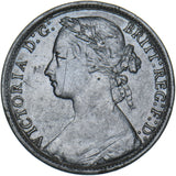 1877 Penny (F91) - Victoria British Bronze Coin