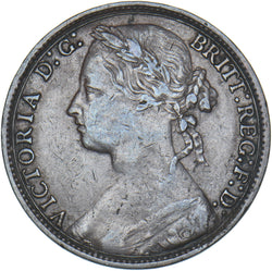 1879 Penny (F97) - Victoria British Bronze Coin - Nice
