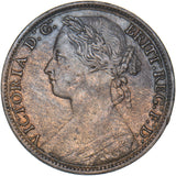 1879 Penny (F97) - Victoria British Bronze Coin - Very Nice